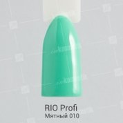 Rio Profi, Гель-лак каучуковый - Мятный №10 (7 мл.)