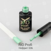 Rio Profi, Гель-лак каучуковый - Нефрит №36 (7 мл.)