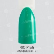 Rio Profi, Гель-лак каучуковый - Изумрудный №121 (7 мл.)