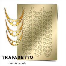TRAFARETTO, Металлизированные наклейки №CL-05 (Золото)