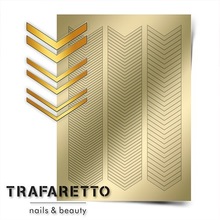 TRAFARETTO, Металлизированные наклейки №GM-07 (Золото)