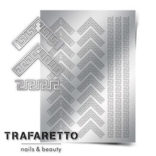 TRAFARETTO, Металлизированные наклейки №OR-05 (Серебро)