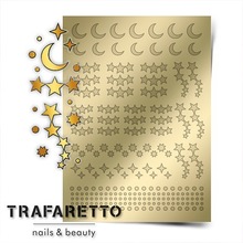 TRAFARETTO, Металлизированные наклейки №W-02 (Золото)