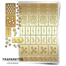 TRAFARETTO, Трафарет для дизайна ногтей - Звезды