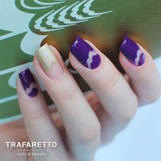 TRAFARETTO, Трафарет для дизайна ногтей - Френч и лунки. Грация