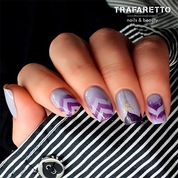 TRAFARETTO, Трафарет для дизайна ногтей - Эффект водного маникюра