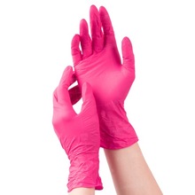 mediOk, Перчатки нитриловые, Цвет розовый (Ягодный), Размер XS, 100 шт./уп
