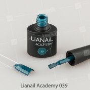 Lianail, Гель-лак Academy - Очень темный зеленовато-синий №39 (10 мл.)