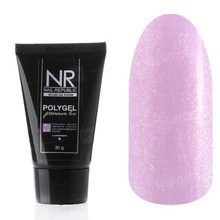 Nail Republic, PolyGel Premium - Полигель для моделирования ногтей №11 (розовый с шиммером, 30 г.)