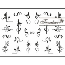Freedecor, Стикеры для ногтей фольгированные Stf 01