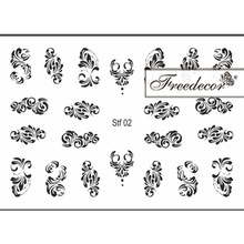Freedecor, Стикеры для ногтей фольгированные Stf 02