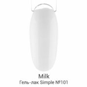 Milk, Гель-лак Simple - Snowflake №101 (9 мл.)