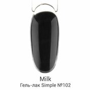 Milk, Гель-лак Simple - Back in Black №102 (9 мл.)