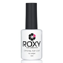 ROXY Nail Collection, Crystal Top Coat No Wipe - Топ для гель-лака без липкого слоя (10 мл.)
