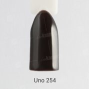 Uno, Гель-лак Bitter Chocolate - Горький Шоколад №254 (12 мл.)