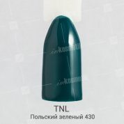 TNL, Гель-лак №430 - Польский зеленый (10 мл.)