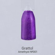 Grattol, Гель-лак Luxury Stones - Amethyst №01 (9 мл.)