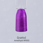 Grattol, Гель-лак Luxury Stones - Amethyst №03 (9 мл.)