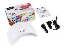 Elsa Professional, Лампа UV/LED Plus, 36 ватт, с кнопочным таймером (перламутр, белая)