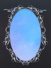 Bluesky, Дизайн - Битое стекло на клеевой основе (Sea)