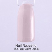 Nail Republic, Гель-лак - Бледный кизил №038 (10 мл.)