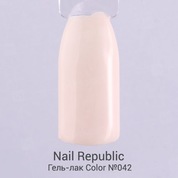 Nail Republic, Гель-лак - Розовая паутина №042 (10 мл.)