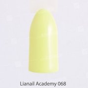 Lianail, Гель-лак Academy - Бледный желто-зеленый №A68 (10 мл.)