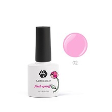 AdriCoco, Flash Spring - Гель-лак №02 Розовая магнолия (8 мл.)