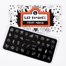 Lianail, Print Mania - Пластина для стемпинга LPP-008 Bad Romance №1