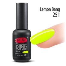 PNB, Гель-лак цвет №251 Lemon Bang (8 мл.)