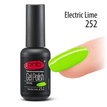 PNB, Гель-лак цвет №252 Electric Lime (8 мл.)