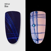 PNB, UV/LED Web Gel Blue - Гель-паутинка (синий, 5 мл.)