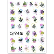 Vogue Nails, Слайдер для дизайна ногтей №136
