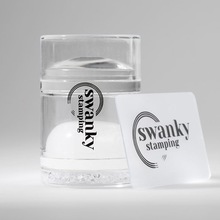 Swanky Stamping, Штамп прозрачный силиконовый двойной (4 см.)