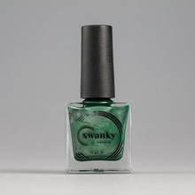 Swanky Stamping, Лак для стемпинга Metallic - Темно-зеленый №08 (10 мл.)