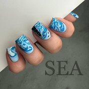 Swanky Stamping, Лак для стемпинга - Неоново-васильковый №S19 (6 мл.)