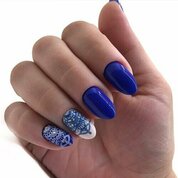 Swanky Stamping, Лак для стемпинга - Неоново-васильковый №S19 (6 мл.)