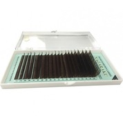 Nagaraku, Ресницы для наращивания коричневые Premium Brown Lashes Mix 0.07мм D (7-15 мм.)