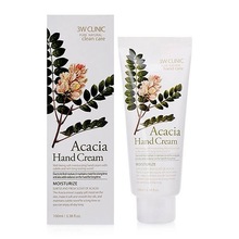 3W CLINIC, Moisturizing Acacia Hand Cream - Увлажняющий крем для рук с экстрактом акации (100 мл.)