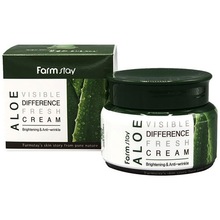 FarmStay, Aloe Visible Difference Fresh Cream - Освежающий крем с экстрактом алоэ (100 мл.)