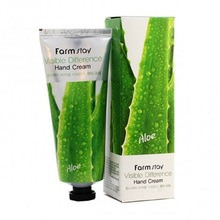 FarmStay, Visible Difference Hand Cream Aloe Vera - Успокаивающий крем для рук с экстрактом алоэ (100 мл.)