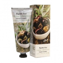 FarmStay, Visible Difference Hand Cream Olive - Питательный крем для рук с экстрактом оливы (100 мл.)