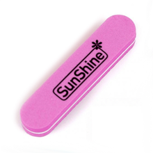 SunShine, Минибаф овальный 180/240 грит (розовый, 20 шт.)