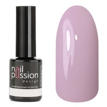 Nail Passion, Камуфлирующая каучуковая цветная экстра база - Lilac (10