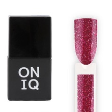 ONIQ, Гель-лак для покрытия ногтей - Eve: Vinous Glitter OGP-125 (10 мл.)