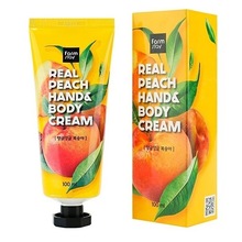 FarmStay, Real Peach Hand and Body Cream - Крем для рук и тела с персиком (100 мл.)