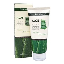 FarmStay, Aloe Pure Cleansing Foam - Пенка для умывания с экстрактом алоэ (180 мл.)