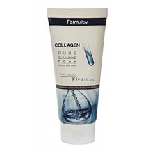 FarmStay, Collagen Pure Cleansing Foam - Пенка для умывания с коллагеном (180 мл.)