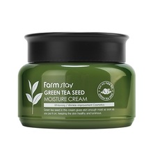 FarmStay, Green Tea Seed Moisture Cream - Увлажняющий крем с семенами зеленого чая (100 мл.)