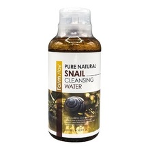 FarmStay, Pure Natural Snail Cleansing Water - Очищающая вода с муцином улитки (500 мл.)